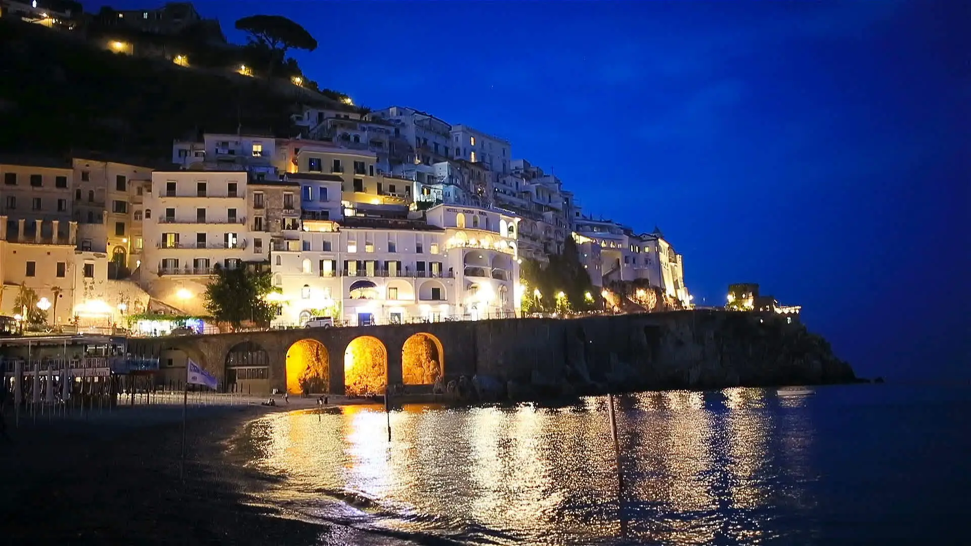 Night Boat Tour in Amalfi Coast